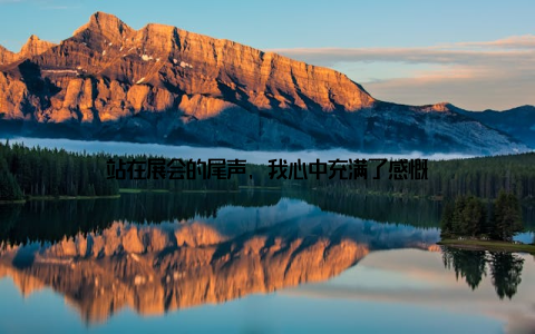 站在展会的尾声, 我心中充满了感慨